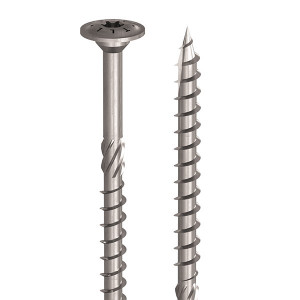 Suruburi autofiletante pentru lemn, cap inecat, tip torx, 100 buc, Holz Tehnic SNK 8x240 mm - Img 2