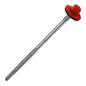 Suruburi autoforante GT12 cu saiba pentru panouri sandwich, cutie cu 100 buc, Etanco, 5,5/6,3x175, grosime maxima de strapungere 12 mm