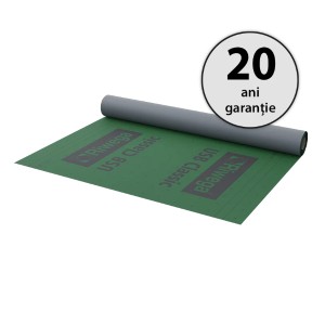 Folie anticondens acoperis Riwega USB Classic 185 TOP SK, 185 g/mp, 3 straturi, Sd 0.07 m, autoadeziva, rola 75 mp