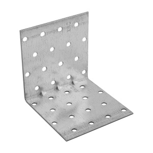 Coltar perforat ranforsat, Domax, 80x80x80x1,5 mm