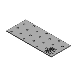 Placa perforata, Domax PP25, 200x400x2 mm - Img 3