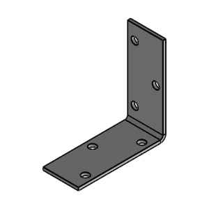 Coltar perforat, Domax, 60x60x25x2,0 mm - Img 2