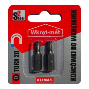 Capete pentru surubelnite, TORX 20, 25mm
