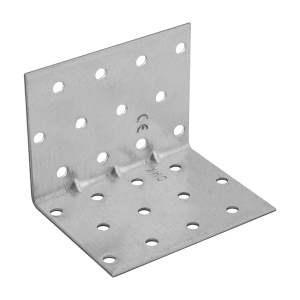 Coltar perforat ranforsat, Domax, 60x60x80x1,5 mm