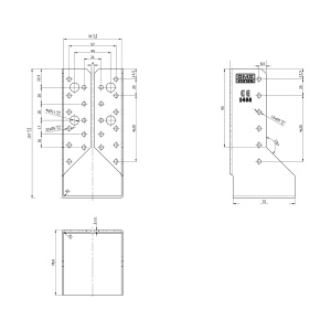 Papuc grinda, tip B, Domax, 70x155x2,0 mm - Img 3