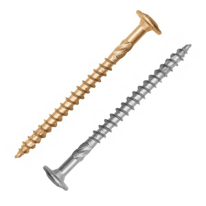 Suruburi dulgherie pentru lemn, cap plat, tip torx, 50 buc, Wkret-met 8x220 mm - Img 1