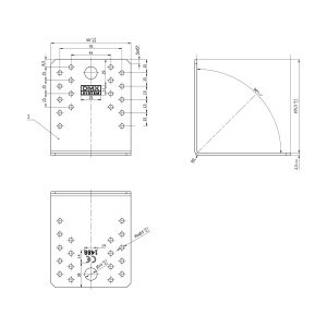 Coltar, Domax, 105x105x90x2,5 mm - Img 4