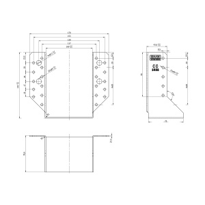Papuc grinda, Domax, 100x140x75x2,0 mm - Img 4