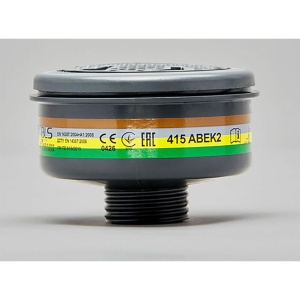 Filtru de protectie respiratorie combinat tip ABEK2 BLS, art.D422