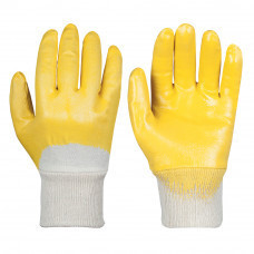 MANUSI DE PROTECTIE MECANICA CATEGORIA II NITRIL YELLOW