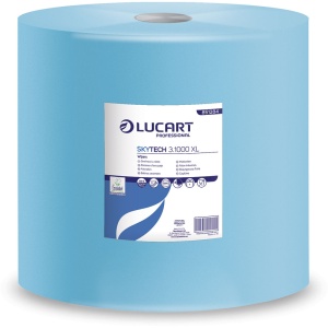 Lavete industriale albastre absorbante ECOLABEL, din fibre reciclate, Skytech 3.1000XL, art.F290
