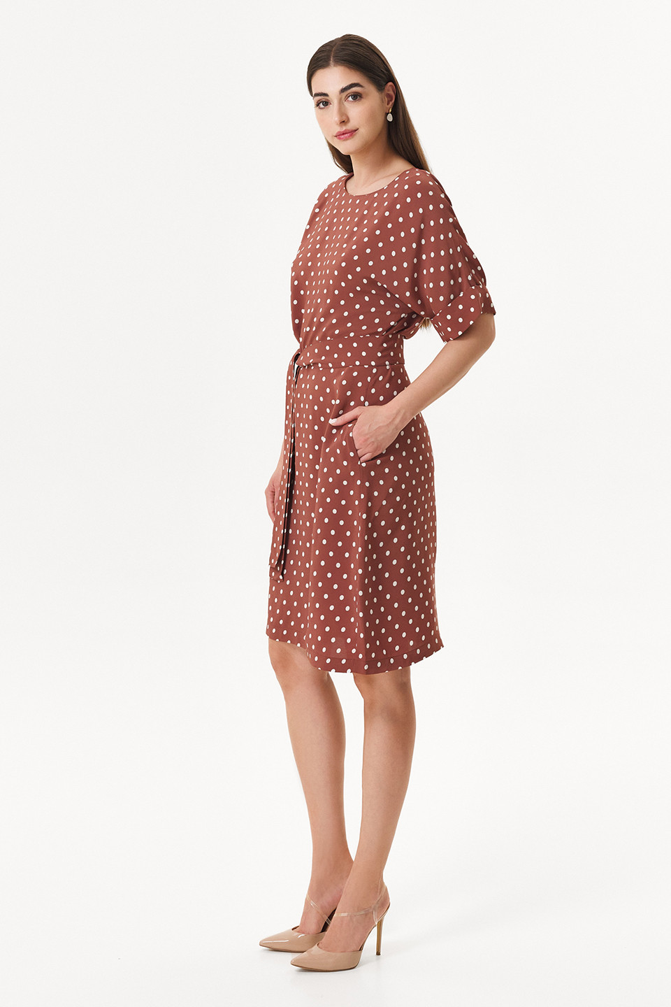 Rochie lejeră cu buline