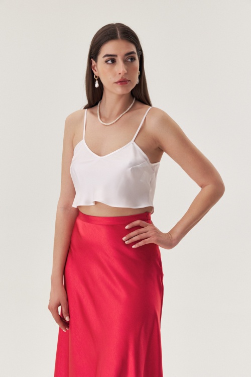 FUSTĂ DIN SATIN AFTER PARTY GLOW