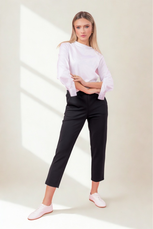 Pantaloni Skip Level Meeting negri