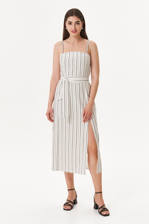 Rochie din In cu fermoar ascuns