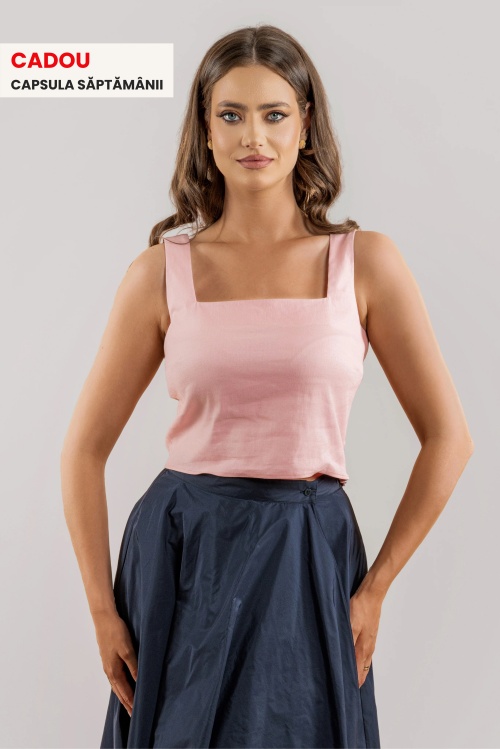 Top crop roz pudrat din In TANGO