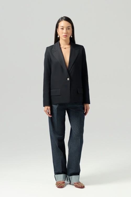 Sacou negru elegant SWAP