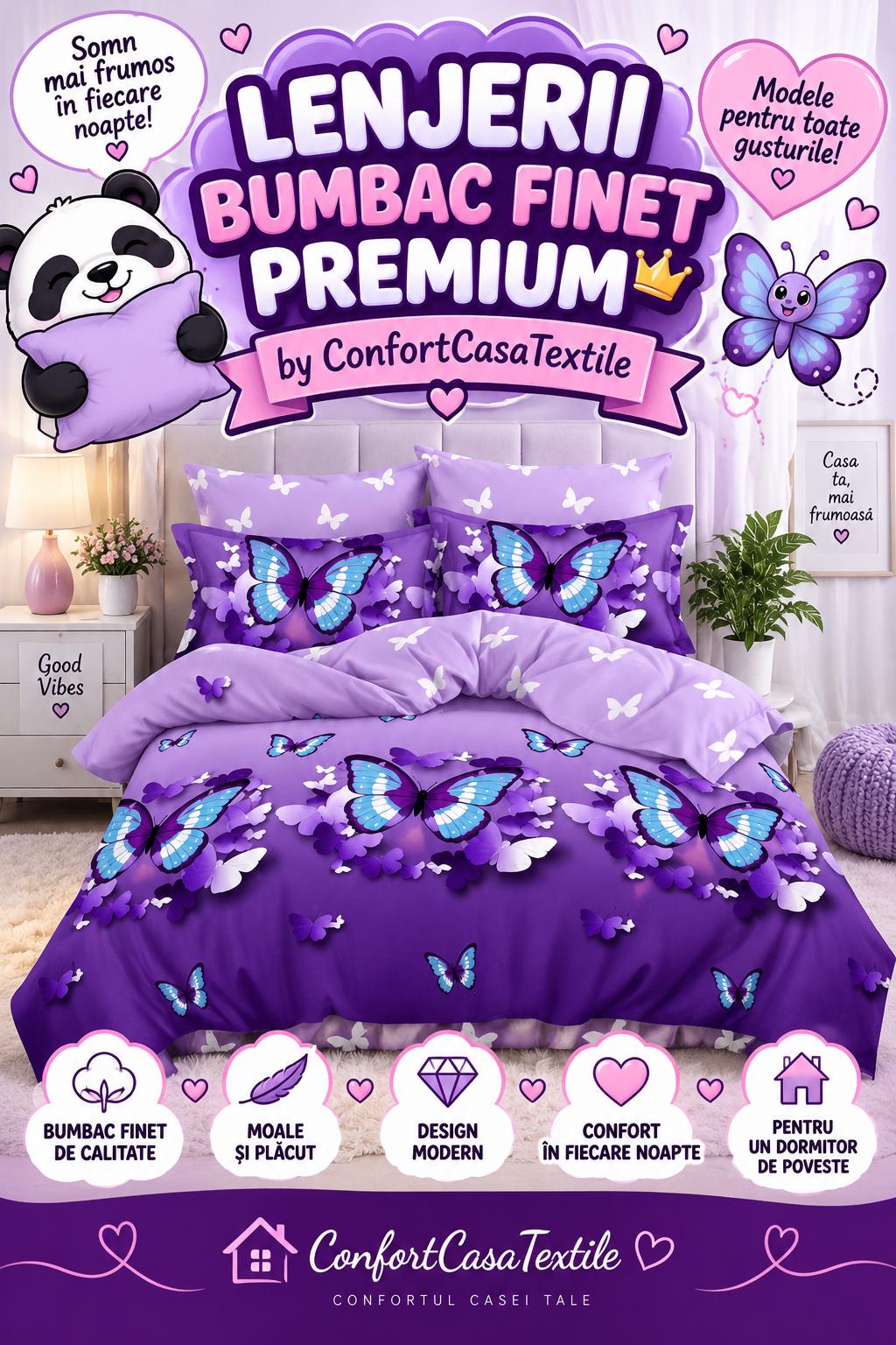 Lenjerii Premium Bumbac Finet