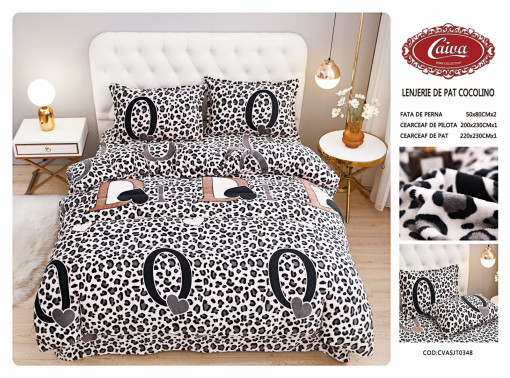 Lenjerie Cocolino Pufoasa 4 piese CAIV03