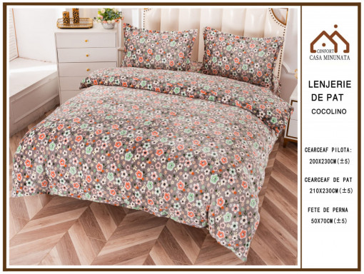 Lenjerie Cocolino Pufoasa 4 piese PIC13