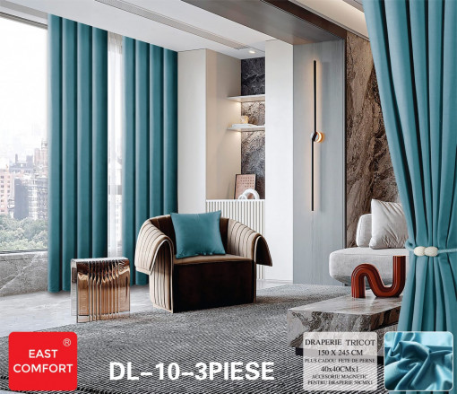 Draperie Bumbac Tricotat cu inele inacstrate DL10