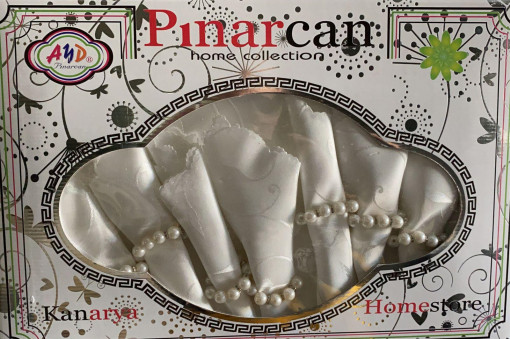 Fata de masa Pinarcan din bumbac cu servete ,160 x 220 cm