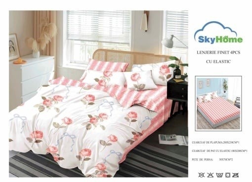 SET LENJERIE CU ELASTIC SKY HOME SKE38
