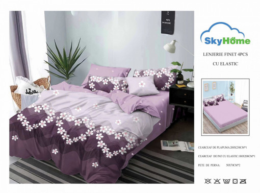 SET LENJERIE CU ELASTIC SKY HOME SKE15