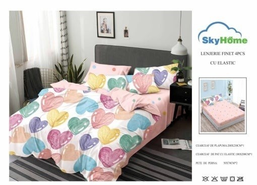 SET LENJERIE CU ELASTIC SKY HOME SKE36