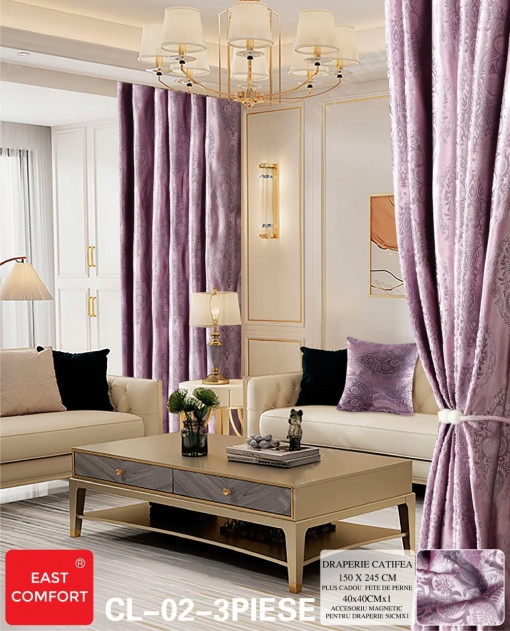 Draperie Catifea cu inele incastrate CL02