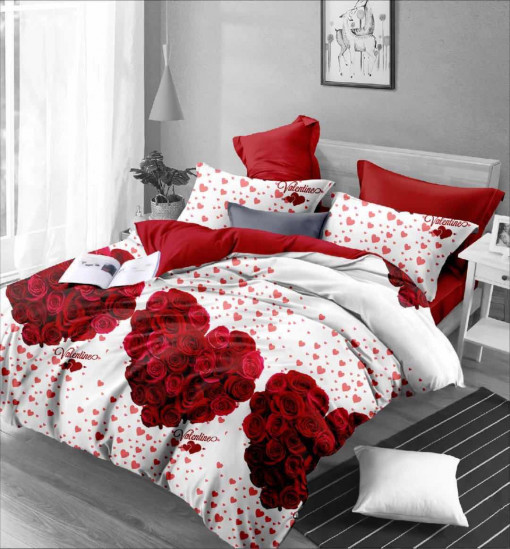SET LENJERIE CU 2 FETE PENTRU PAT DUBLU FINET SP65