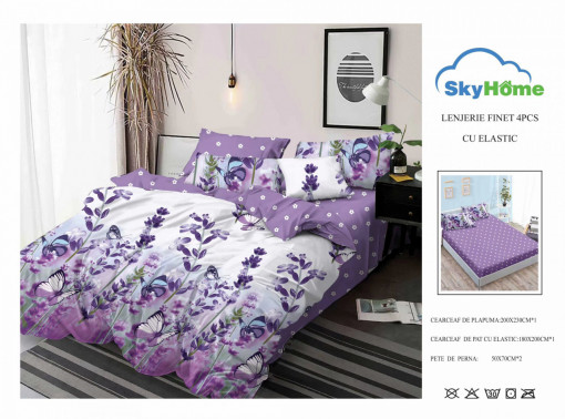 SET LENJERIE CU ELASTIC SKY HOME SKE07