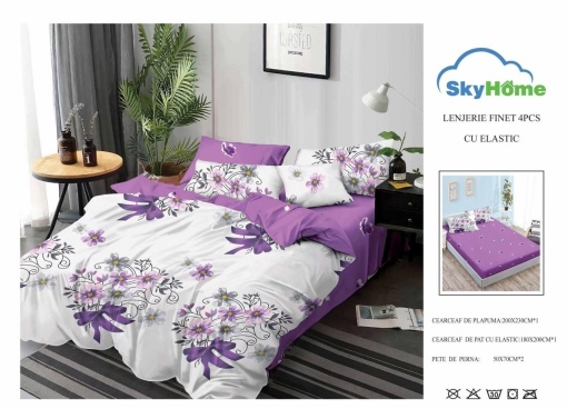 SET LENJERIE CU ELASTIC SKY HOME SKE34