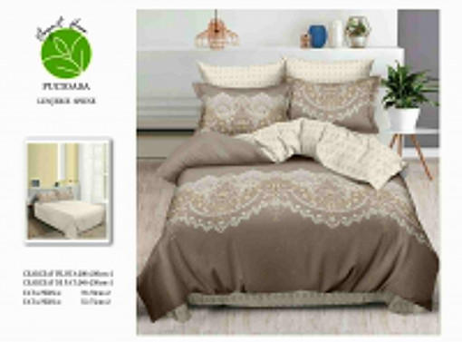 SET LENJERIE ELEGANT HOME PUCIOASA CU 2 FETE PENTRU PAT DUBLU JC35