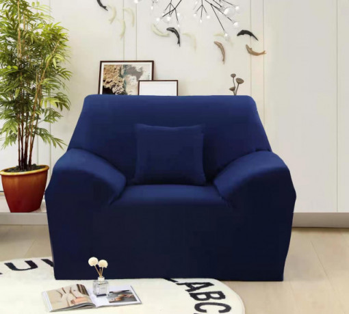 Husa Elastica Pentru Fotoliu Bleumarin Uni