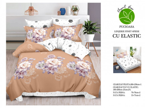 SET LENJERIE CU ELASTIC ELEGANT HOME PUCIOASA JCE40