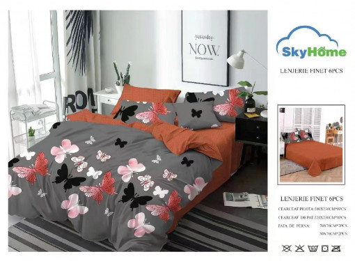 SET LENJERIE CU 2 FETE PENTRU PAT DUBLU FINET SP81