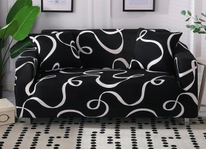 Husa Elastica Canapea 3 locuri Ab / Negru