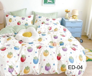 Lenjerie Bumbac Finet Premium 6 piese+husa CADOU ESTD25 - Img 1