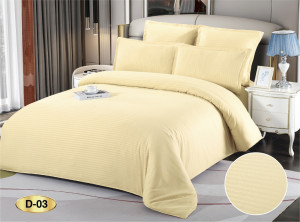 LENJERIE DAMASC BUMBAC GALBEN EAST COMFORT