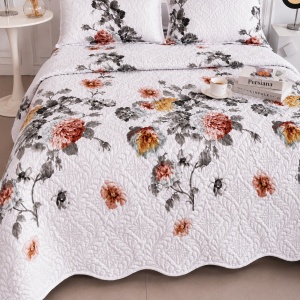 Set Cuvertura de Pat cu 2 Fete, 3 Piese, CUVS31 OFERTA 2 LA 189 LEI - Img 3