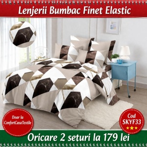 Set Lenjerie cu Elastic Finet 6 Piese SKYF33