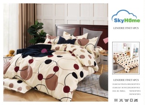 SET LENJERIE SKY HOME PENTRU PAT DUBLU FINET GROS SF45 - Img 2