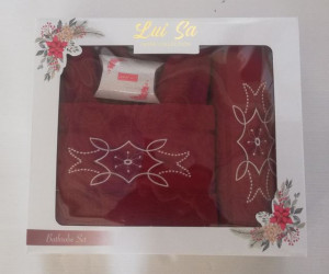 Set Prosoape si Halat din Bumbac 4 Piese LUISA LUS13