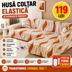 Husa Elastica Pentru Fotoliu / Canapea / Coltar Model Fire