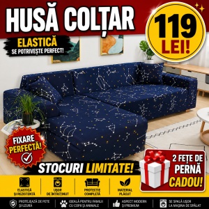 Husa Elastica Pentru Fotoliu / Canapea / Coltar Model Orion