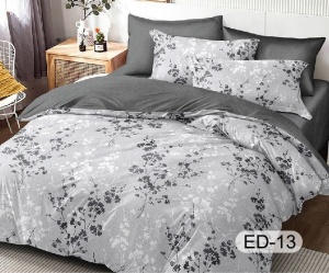 Lenjerie Bumbac Finet Premium 6 piese+husa CADOU ESTD12