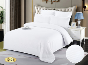 LENJERIE DAMASC BUMBAC ALB EAST COMFORT