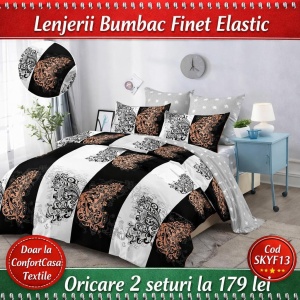 Set Lenjerie cu Elastic Finet 6 Piese SKYF13