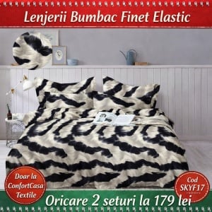 Set Lenjerie cu Elastic Finet 6 Piese SKYF17